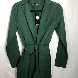 Women’s Green One Piece Jumpsuit / Shorts. Size 6. Brand New with Tag.